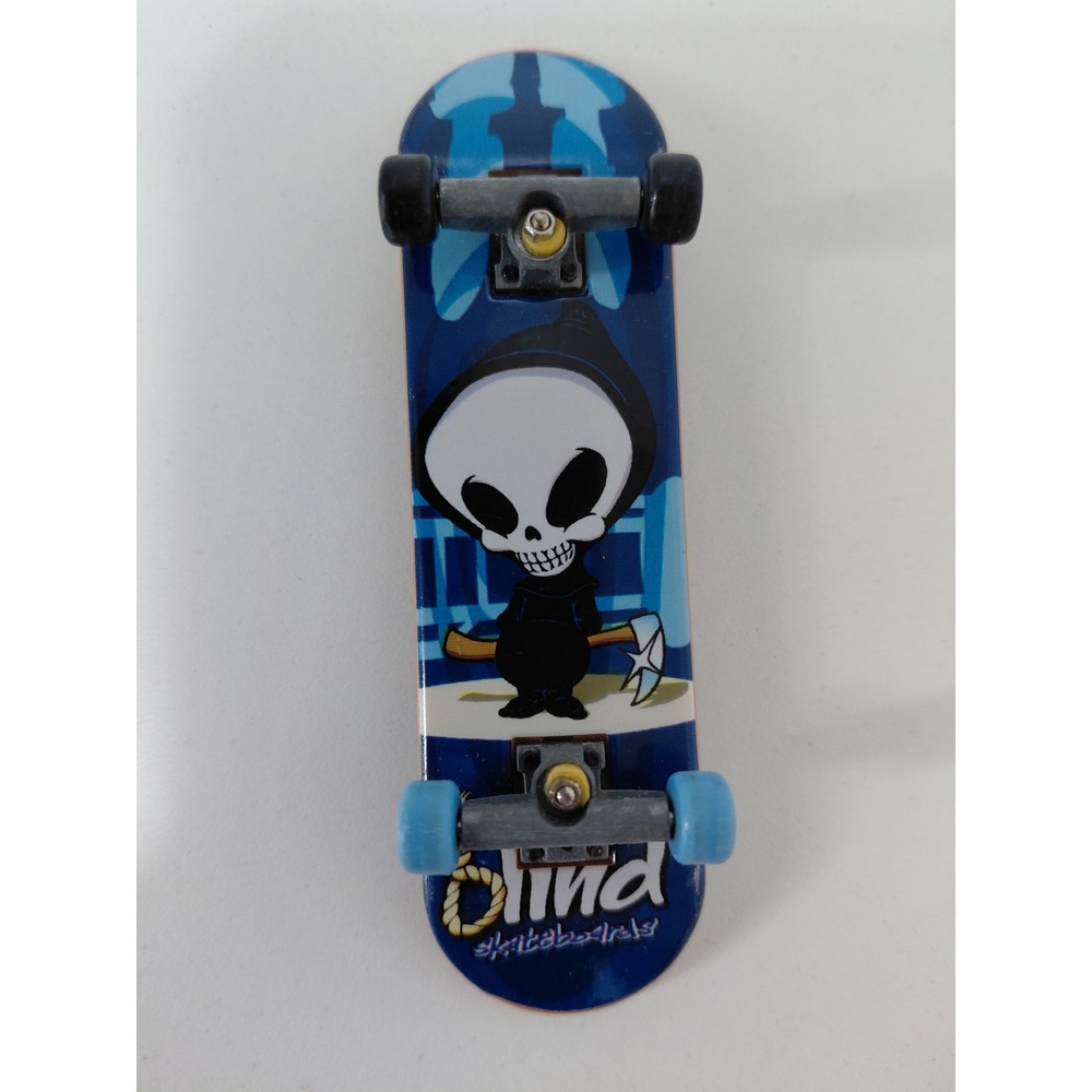 Tech Deck Blind Skateboards Reaper Fingerboard Blue Black Mini Skateboard